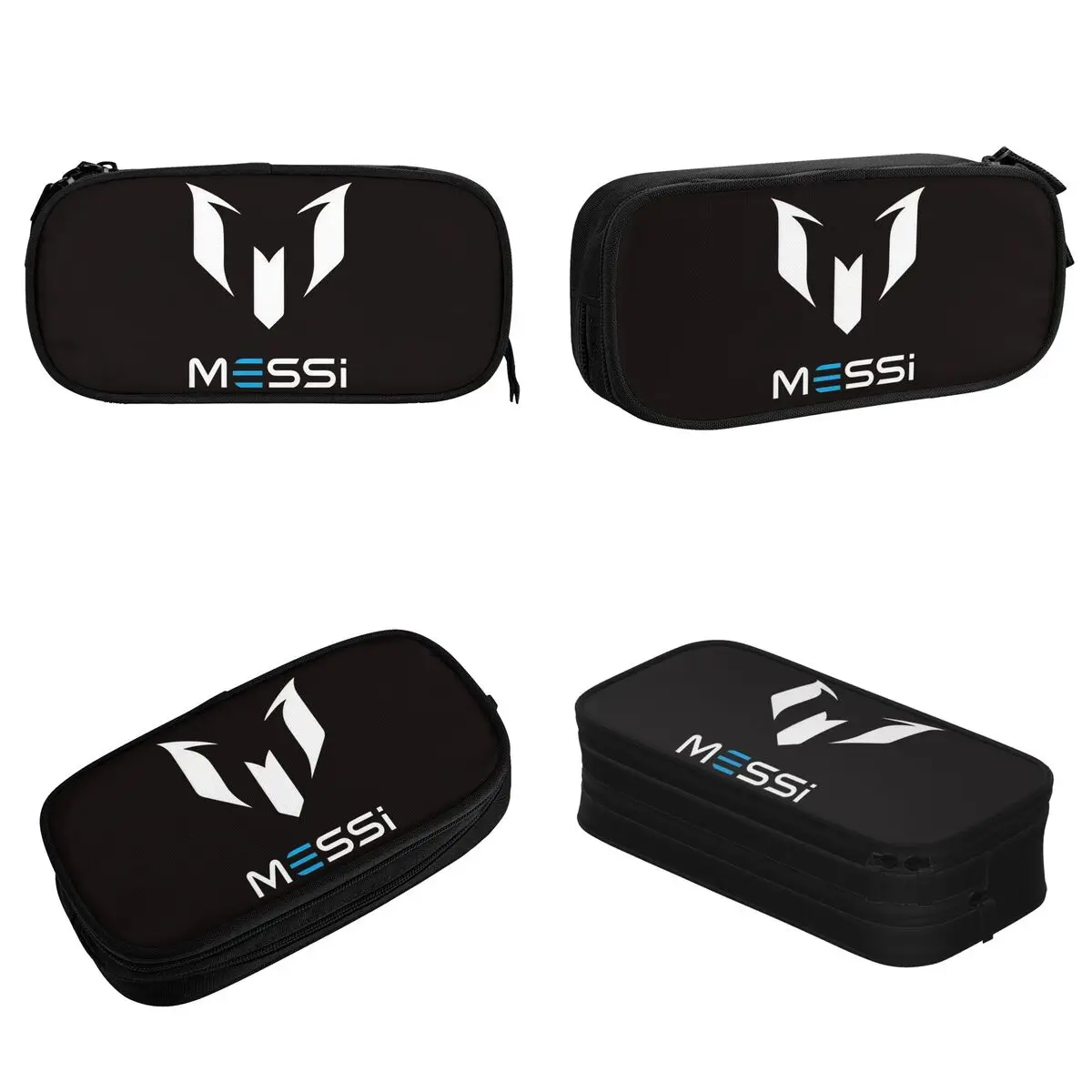 Messied Etuis Leuke Voetbal Pen Box Bag Kids Grote Capaciteit Schoolbenodigdheden Cosmetische Potjes