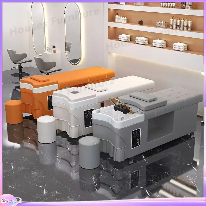 For Shampoo Bed Beauty Salon Hair Wash Station with Constant Temperature Fumigation Water Circulation Head Treatment