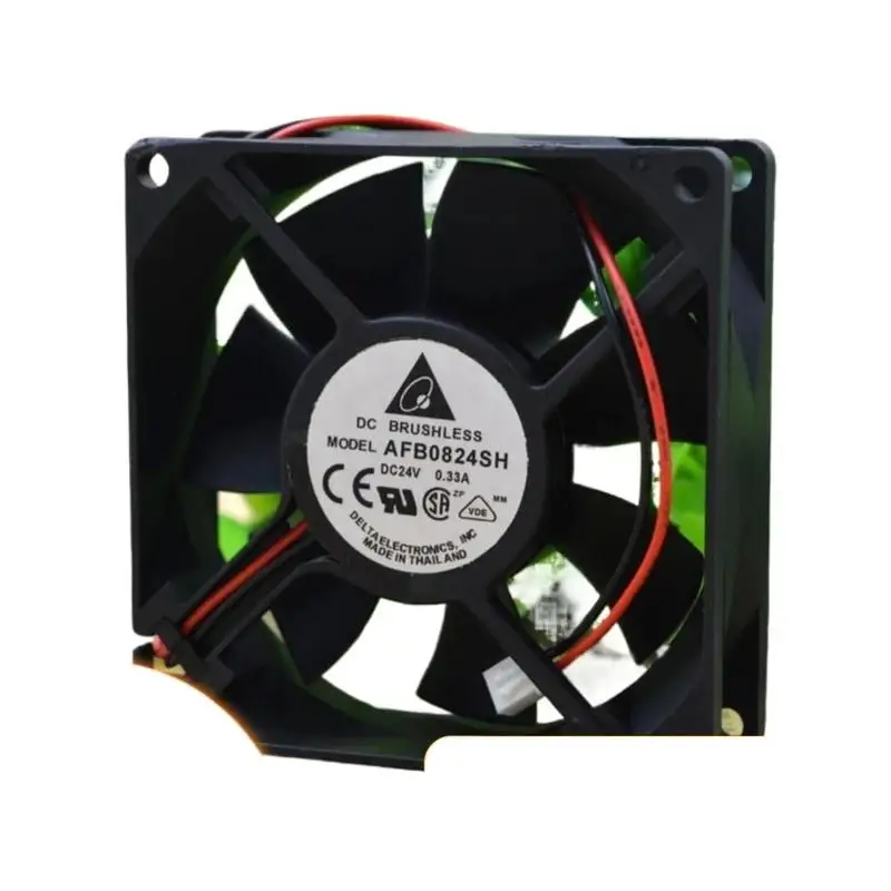 DL AFB0824SH для Delta 8025 DC 24 В 0,33 А 8 см сварочный аппарат инверторный преобразователь охлаждающий вентилятор