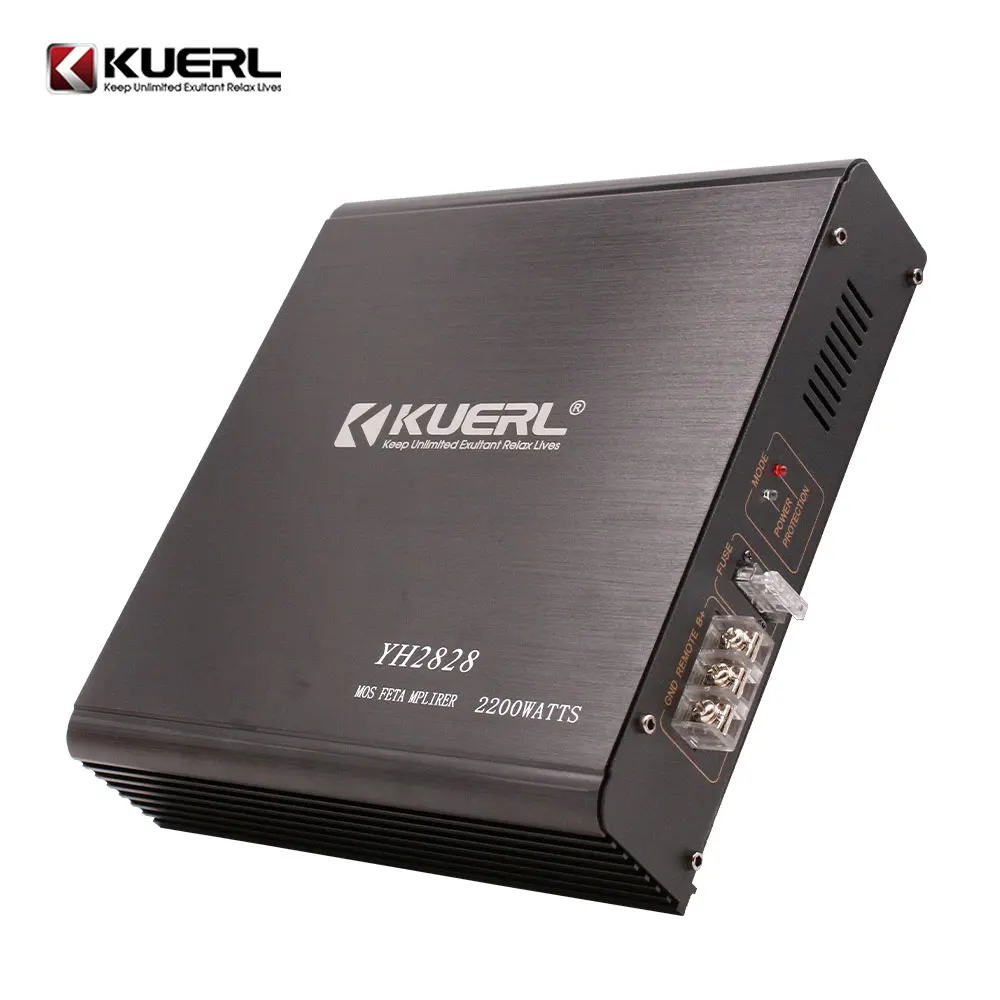 High Quality 2 Channel Car Audio Subwoofer Amplifier Class AB Model  Big Power Sound 12V Voltage Equalizer Combination Amplifier