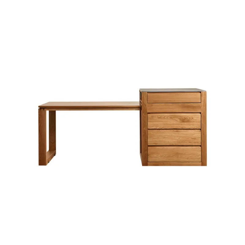 

Cherry Island Table Integrated Square Multifunctional Oak Retractable Bar Nordic Table