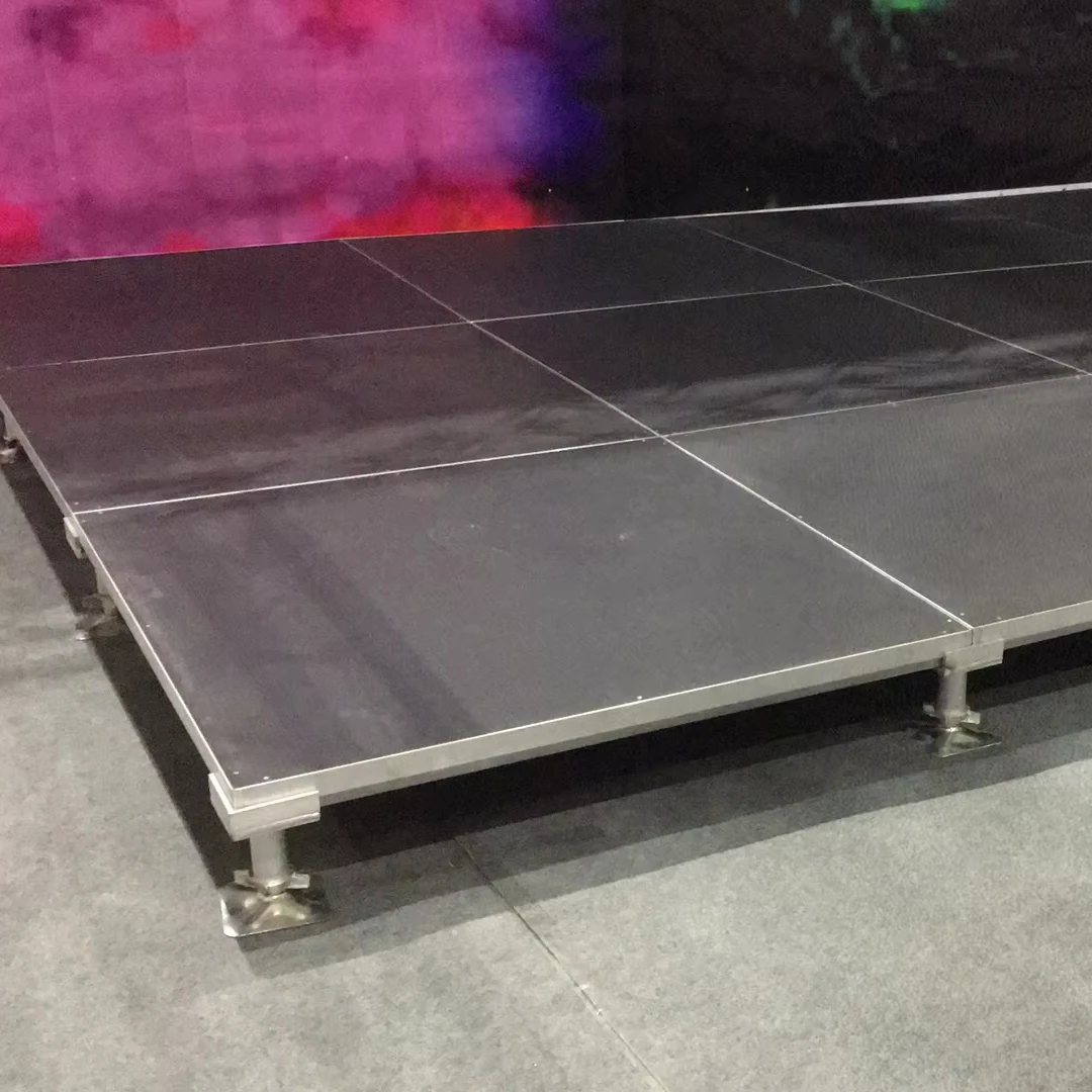 

High-quality movable stage, waterproof aluminum frame, non-slip and easy to assemble tent floor
