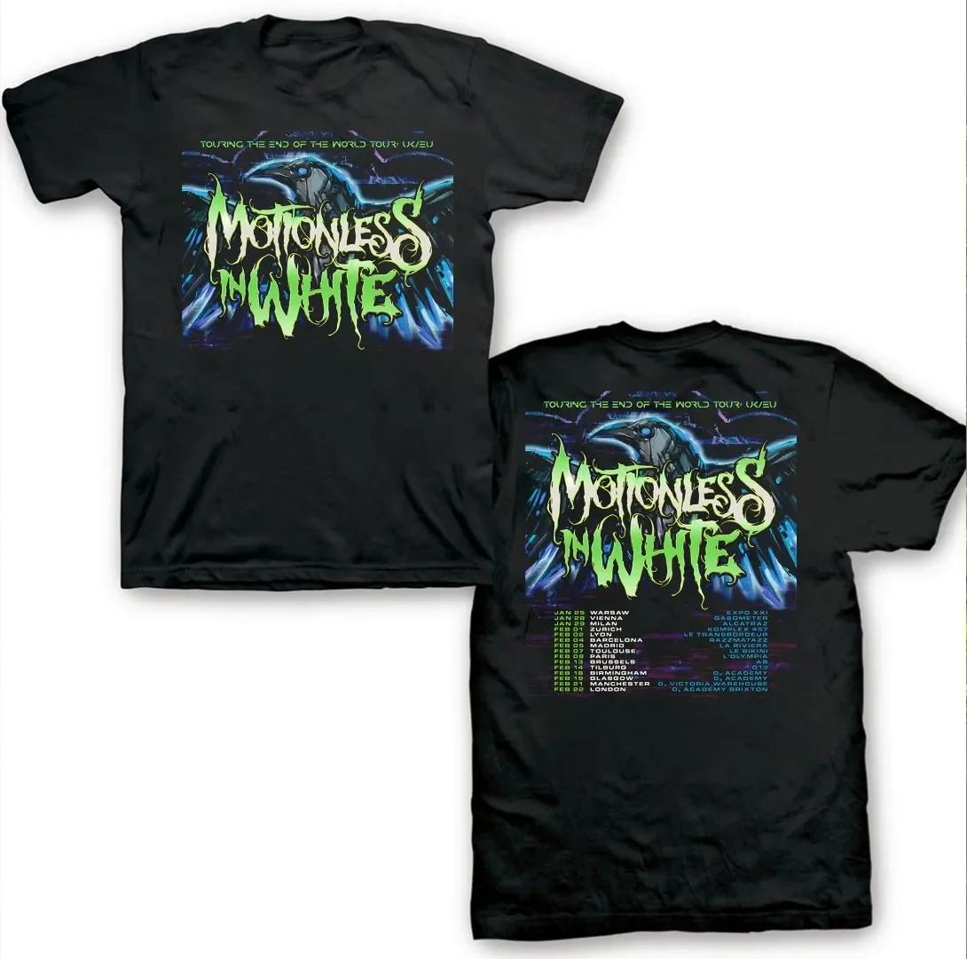New Motionless In White 2025 tour Gift For Fans Unisex S-5XL Shirt SS255