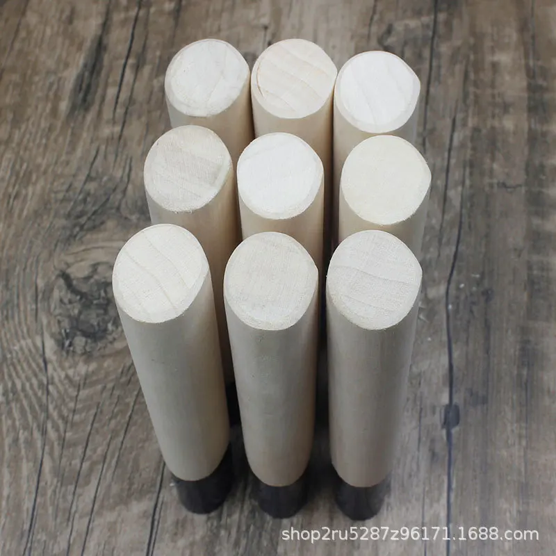 5pcs Natural non-slip handle Japanese Chef Rosewood Knife Handle Sashimi Kitchen Knife Blade Grip for santoku Willow Blade DIY
