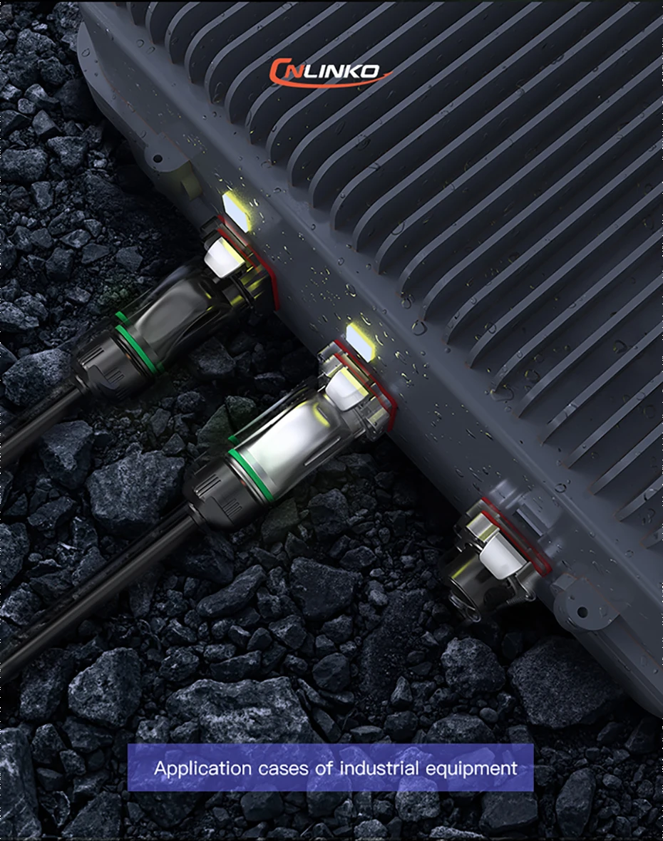 CNLINKO BD24 Glasfaser Wasserdichter Steckverbinder LC-LC Singlemode Dual-Core Pigtail mit 0,5/1/2/3 Meter Kabel für Outdoor-Netzwerke – Detail 13