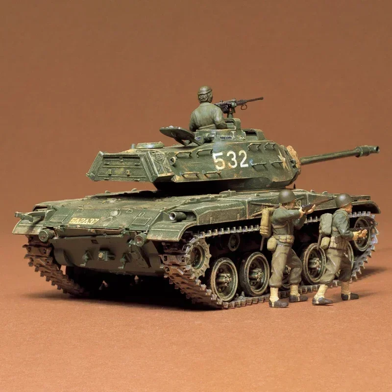 طامية موديل 1 35055 1/35 الولايات المتحدة مجموعة ألعاب تجميع تانك M41 ووكر بولدوج #4