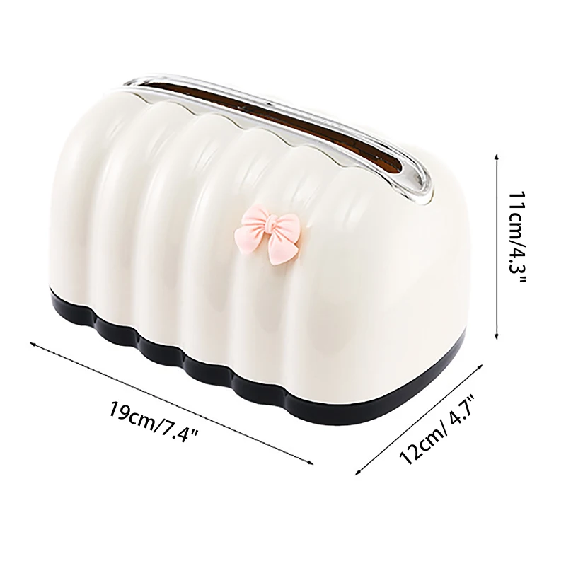 Simple Shell Shape Spring Lifting Tissue Box Desktop Pumping Paper Box Living Room Home Creative Ins Napkin Holder Paper Box