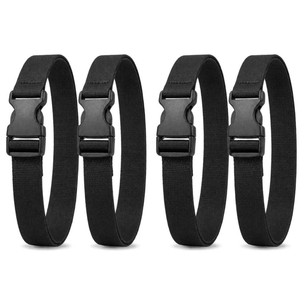 4pcs 19.69 Inch Tool Bag Belt Adjustable Design Non Elastic Waist Belt Extender Nylon Material 0.98 Inch Width