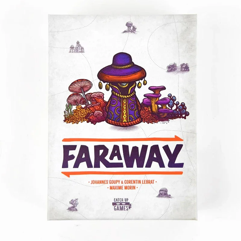 Faraway English Board Game 2-6 Players Family/Party Funny Table Game Friends Entertainment Strategy Cards Game