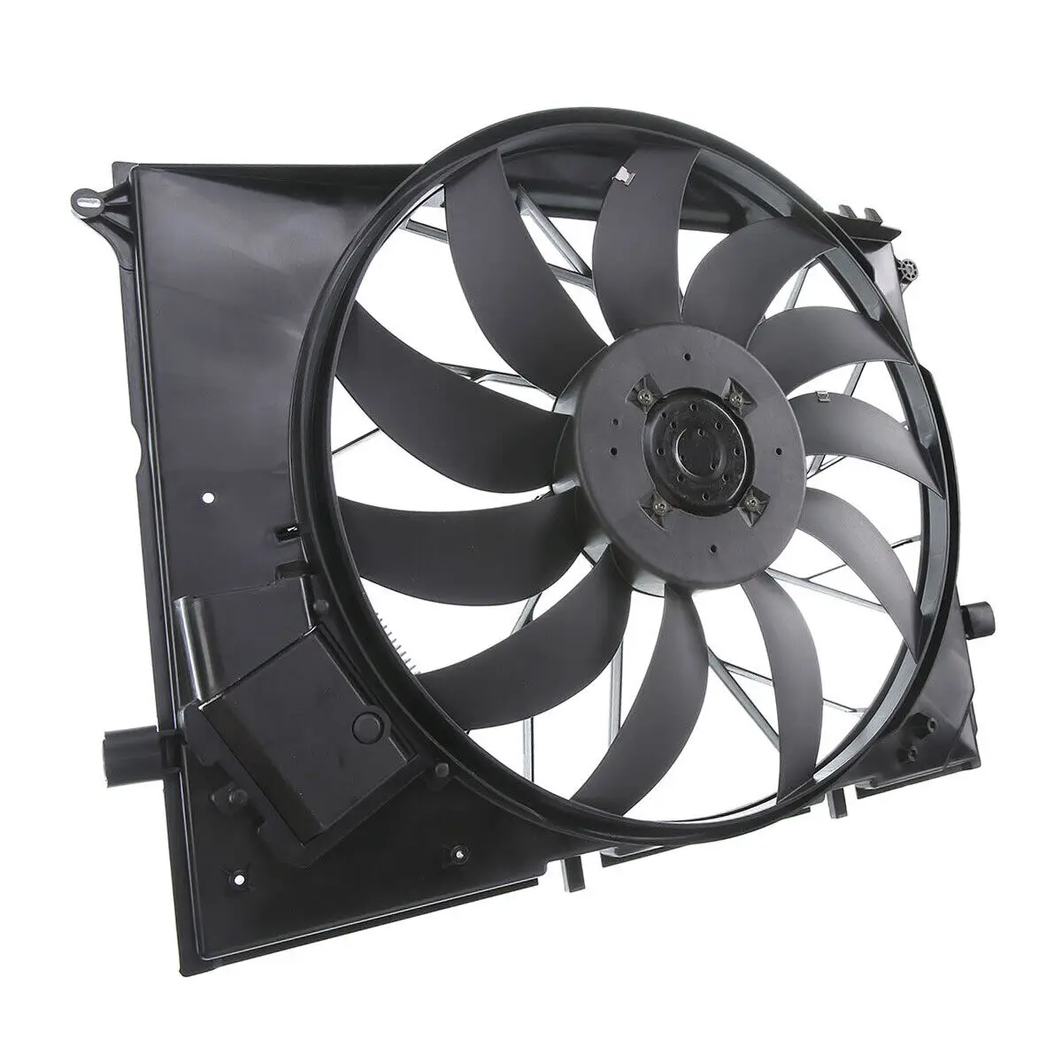 Radiator Engine Cooling Fan Assembly For Mercedes-Benz C215 W220 R230 CL600 S600 2205000293, A2205000293