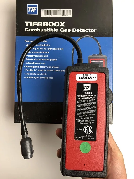 TIF 8800X Detector de Gas Combustible