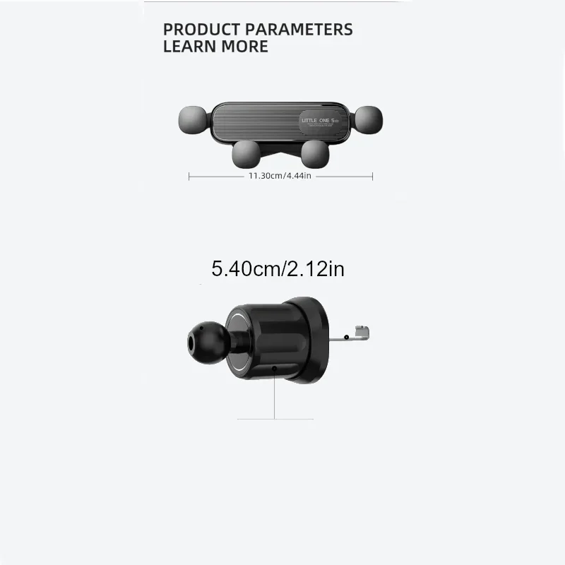 Car Phone Holder Air Vent Clip Mount Universal Mobile Stand for GPS Support Compatible with iPhone 13/12 Pro Xiaomi Samsung image 6