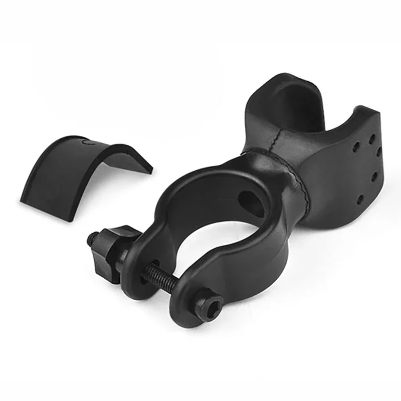 Bicycle Light Bracket Flashlight Mount Holder Antiskid Cycling Bike Light Torch Clip Mount 360 Degree Rotation Accessories
