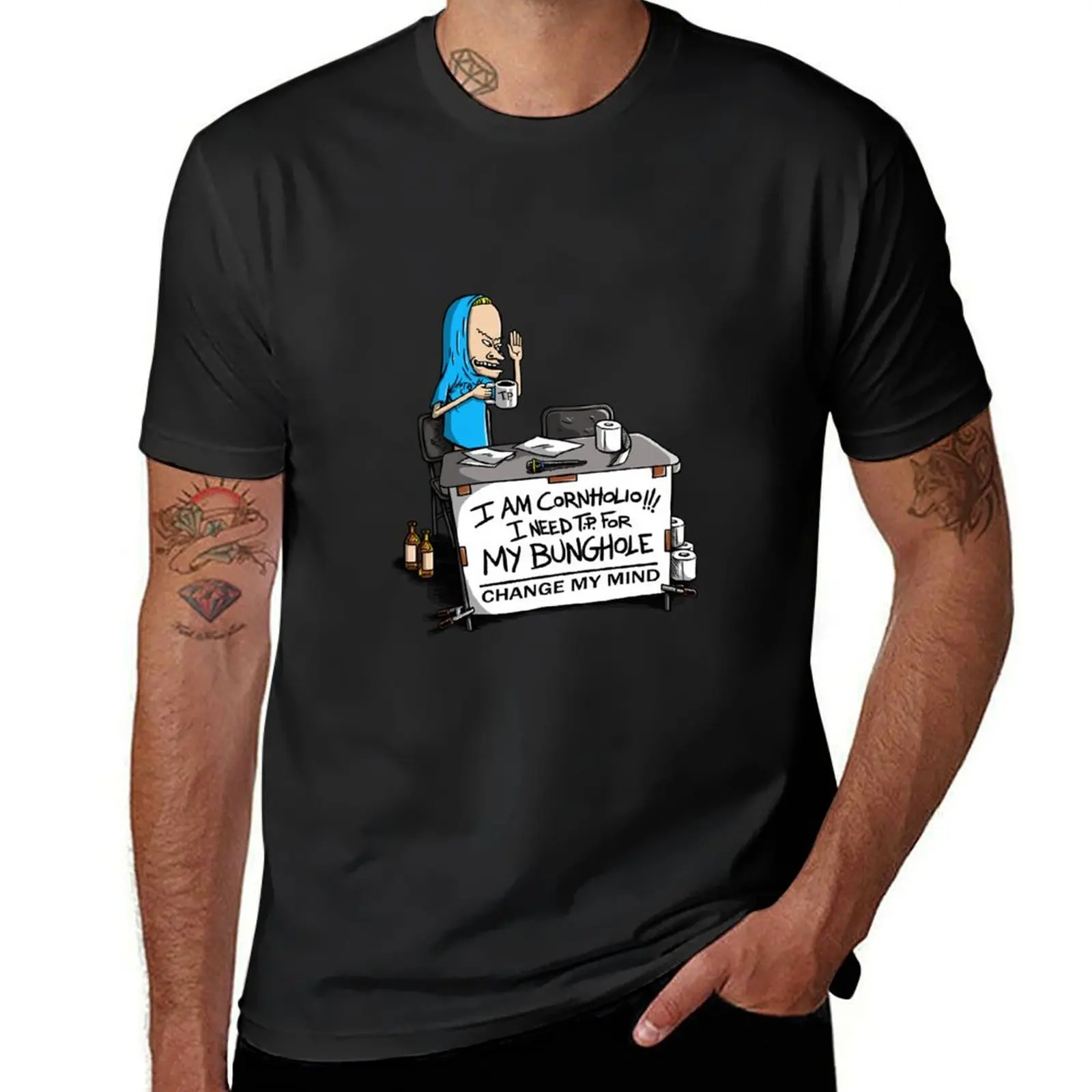 

I AM CORNHOLIO... CHANGE MY MIND T-Shirt hippie clothes Blouse tees sweat t shirts men