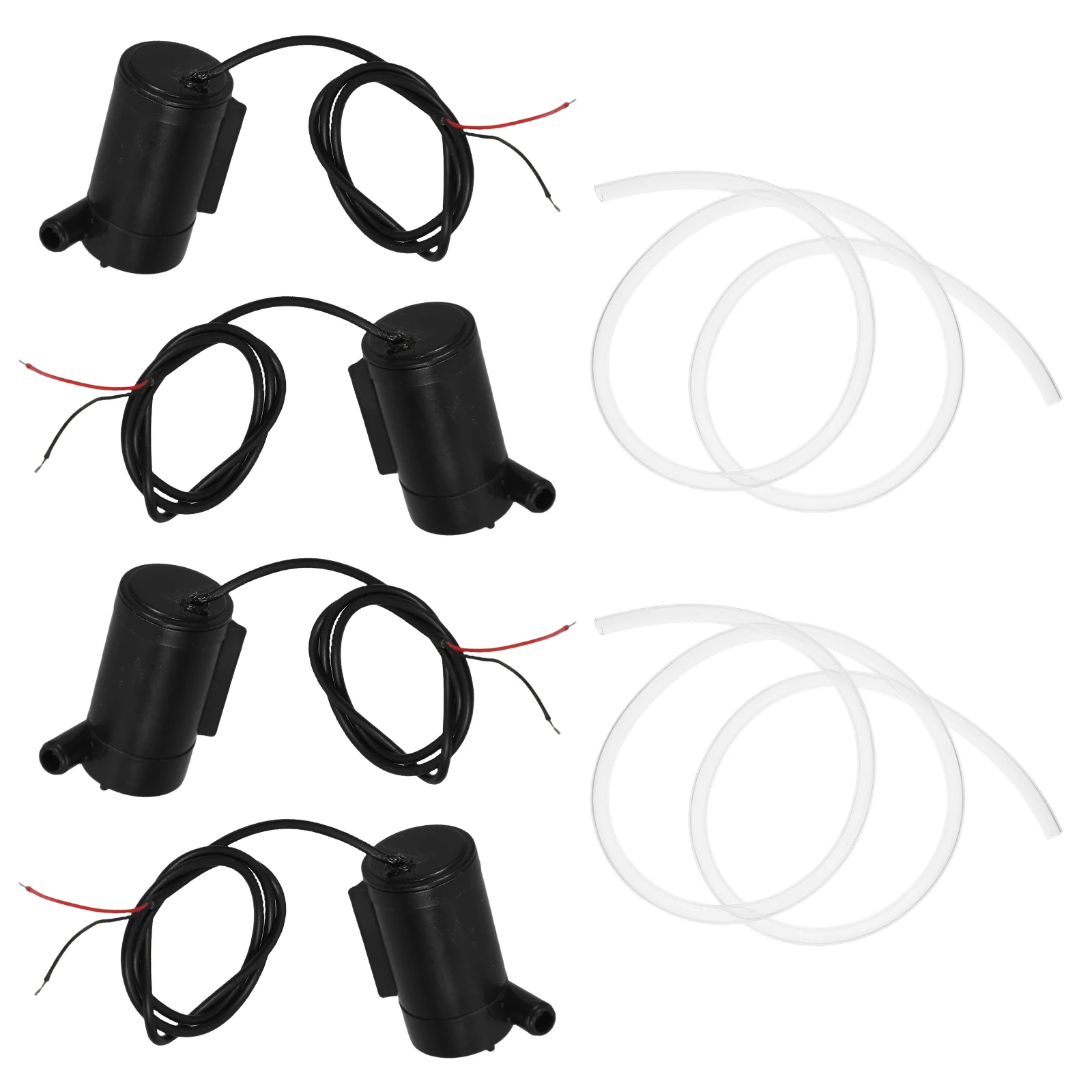 

4 Pcs Micro Submersible Pump Mini Fountain Powered Water Pumps Indoor Pond Operated Outdoor