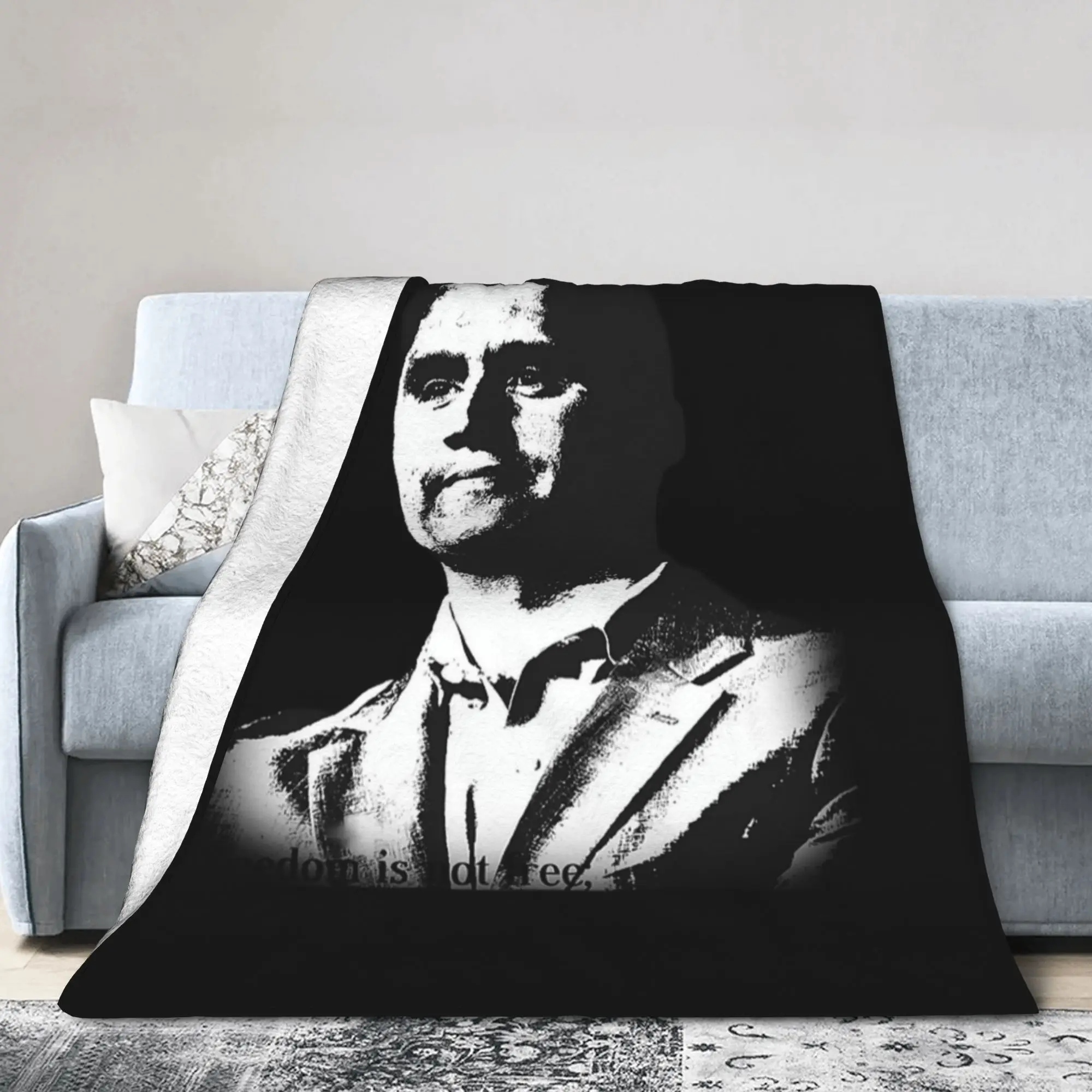 تشارلي كيرك إقتباس الرسم بطانية لينة دافئة مضحك أفخم رمي بطانية للطلاب غرفة المعيشة الفانيلا المفرش غطاء السرير #3