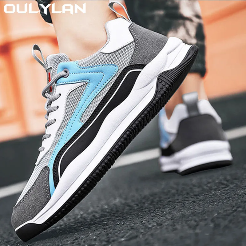 

Oulylan Breathable Walking Shoes 2024 Male High Tide Footwear Soft Sole Outdoor Men's Running Sneakers Comfortable Mesh