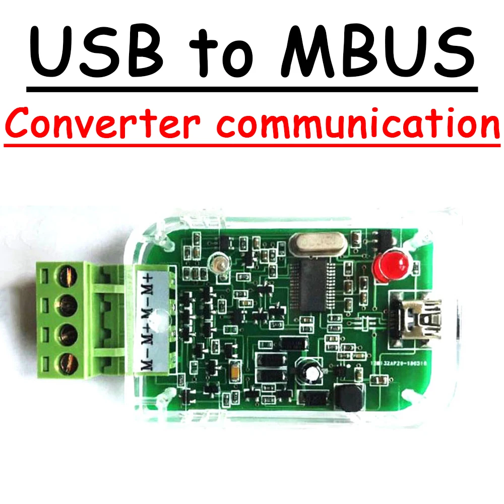 

USB к MBUS Master конвертер передачи данных модуль отладки для MBUS Smart energy счетчик воды/газ/домашнее управление/считывание измерителя