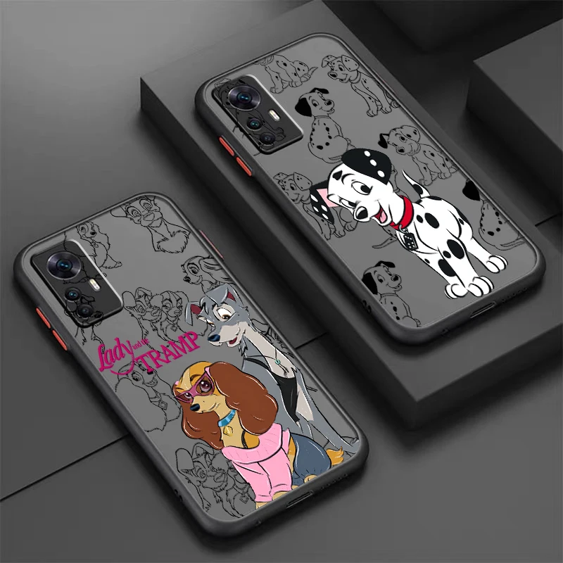 Disney Dog Cute Catroon Frosted Translucent For Xiaomi Mi 13 12 12T 11T 11 11i 10T 10 9T Pro Lite Ultra 5G Funda Phone Case