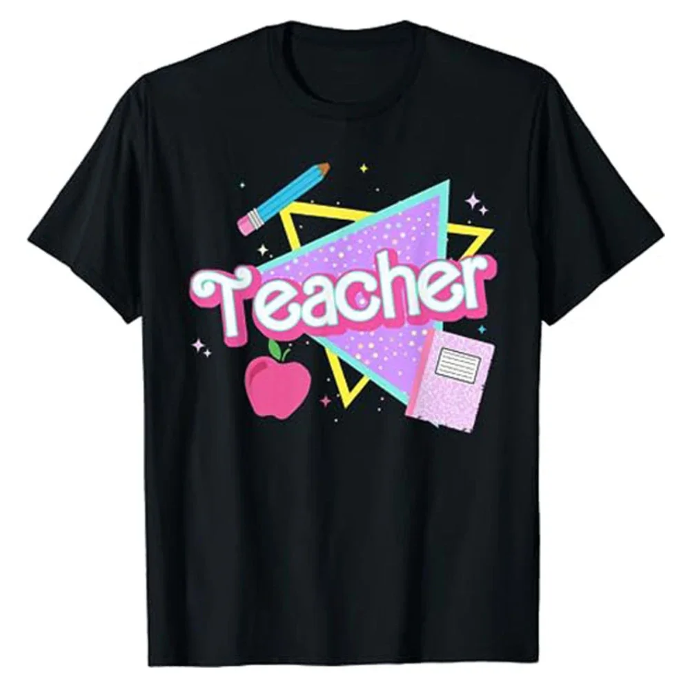 2024 Graphic Casual Tops Awesome Math Teachers Apparel Cute Teacher T-Shirt Gifts Back To School Custom Printed Clothes