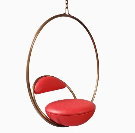 

Bedroom Swing Hanging Chair Balcony Stainless Steel Leisure Chair Hanging Cradle Chair