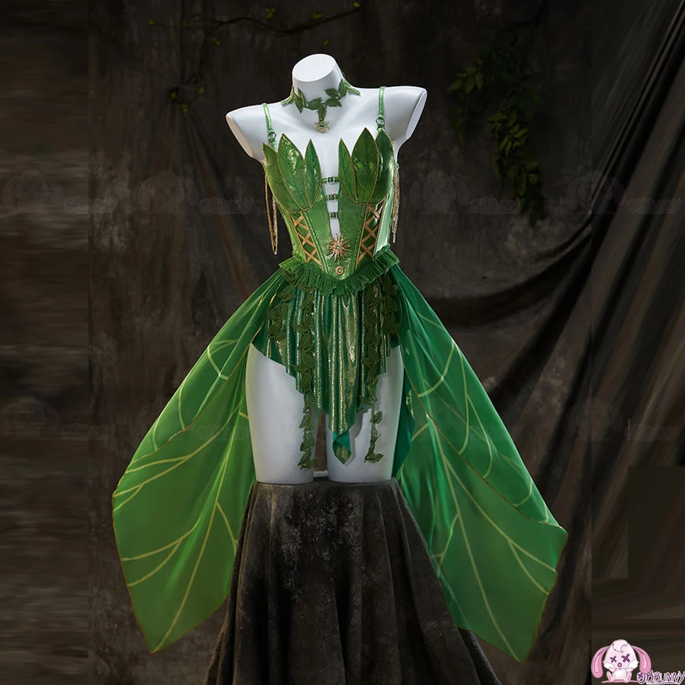 Anime Derivative Sexy Lingerie Halloween Costume Vine Style Elf Fairy Irregular Dress with Sleeves - AliExpress 200000532 Anime Derivative Sexy Lingerie Halloween Costume Vine Style Elf Fairy Irregular Dress with Sleeves - AliExpress 200000532