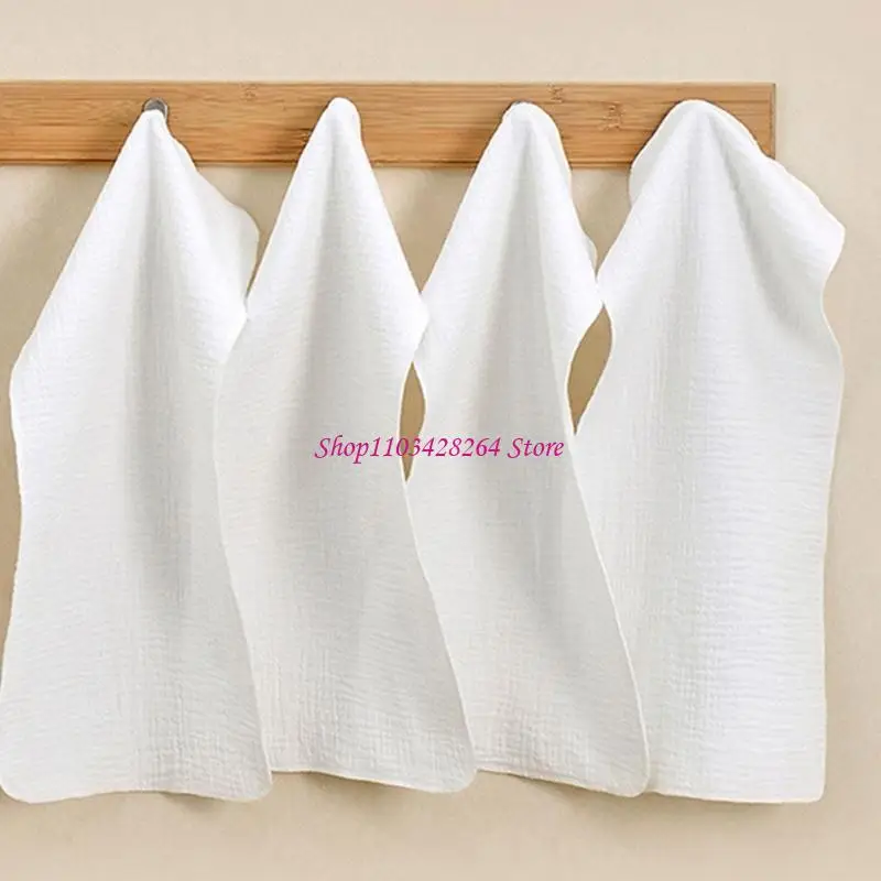 منشفة مربعة الشكل للأطفال ناعمة ومريحة من 4 طبقات من قماش التجشؤ منديل صغير للجنسين لحديثي الولادة مريلة للرضع #5