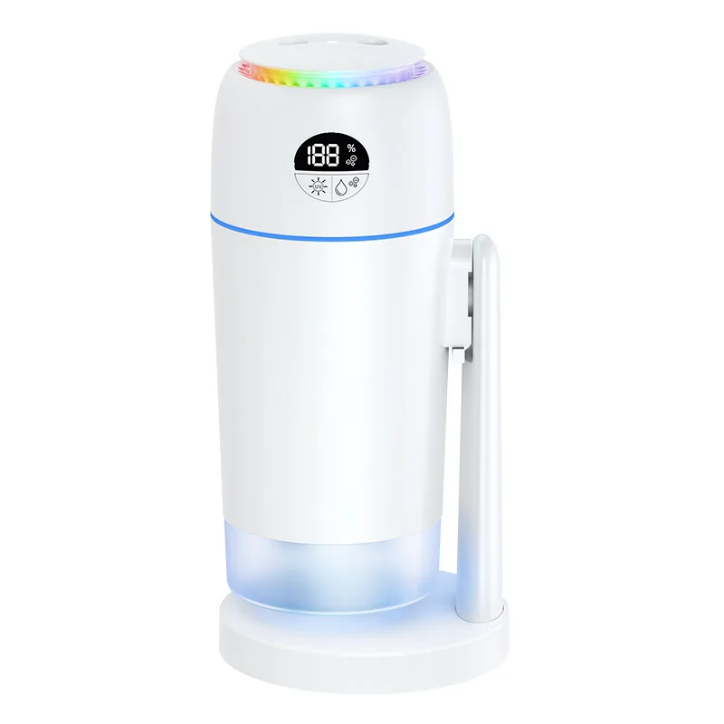 Humidificador de iones negativos para el hogar, humidificador de doble pulverización, gran volumen de niebla, gran capacidad, purificación de humidificación de coche, nuevo