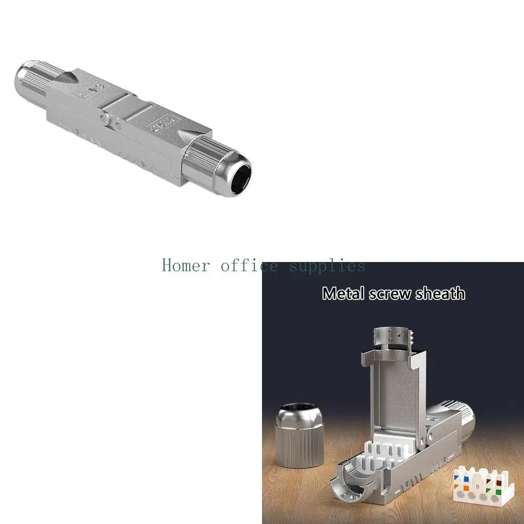 

K43B RJ45 Coupler Ethernet Extender Adapter For Cat6A Networking Cable Shielded