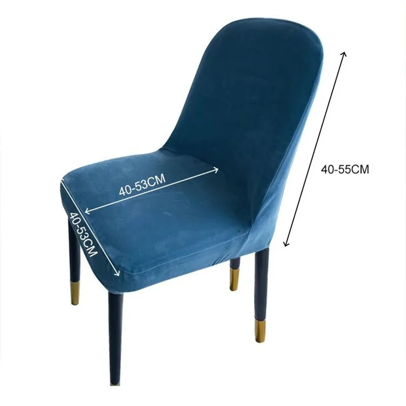 1 Pc Solid Colour Curved Chair Cover Semi-circular Elastic Summer Chair Cover Chair Cushion Set Backrest Chair Cover for Home