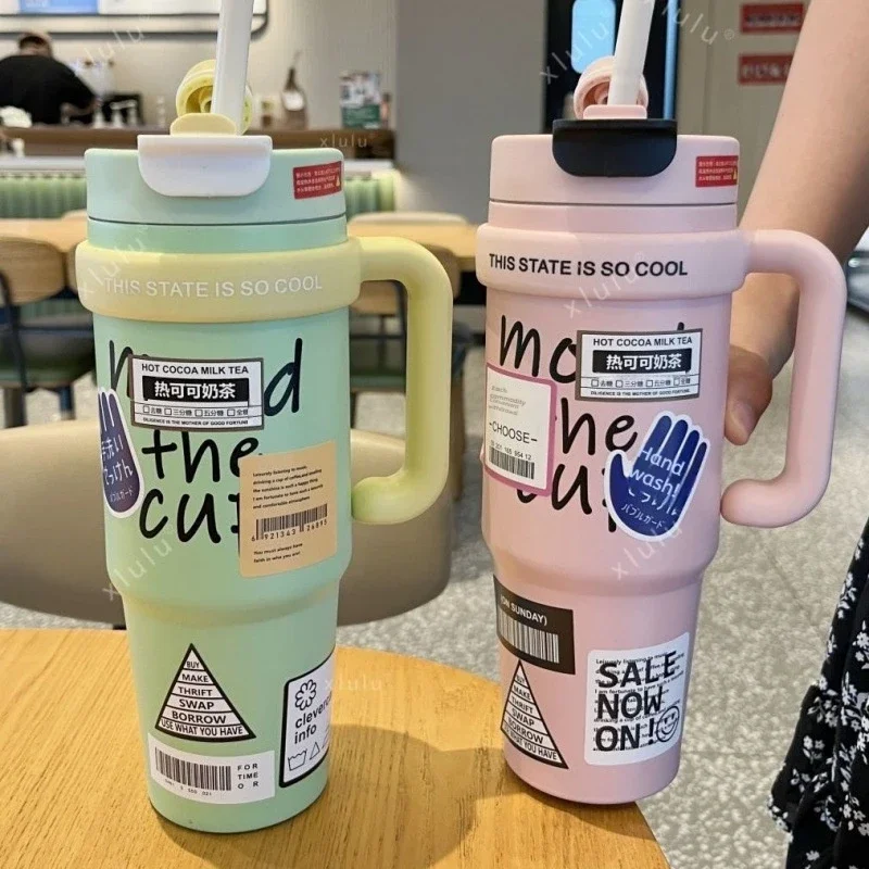 

Известные продукты с ручкой, кружка из нержавеющей стали 304, вакуумная кофейная кружка, портативная автомобильная кружка, чашка для льда