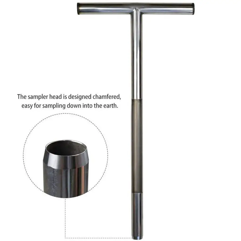 

Soil Sampler Probe T-Style Rust-proof Golf Maintenance Tool Gardening