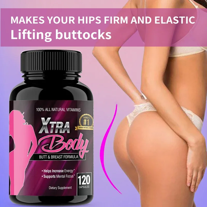 Butt and Bust Formula - Vitamin Supplement Helps Firm and Tone Butt and Bust Curves, Increases Energy, Supports Mental Focus