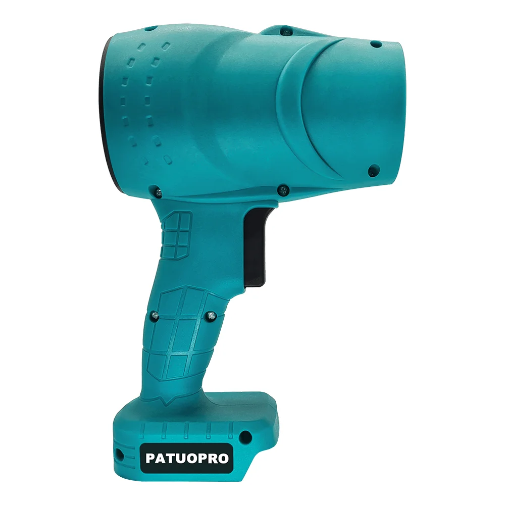 PATUOPRO Electric Handheld Turbo Jet Fan High Power Blowing Dryer Dust Blower Cleaning Tool For Makita 18V Battery(No Battery)