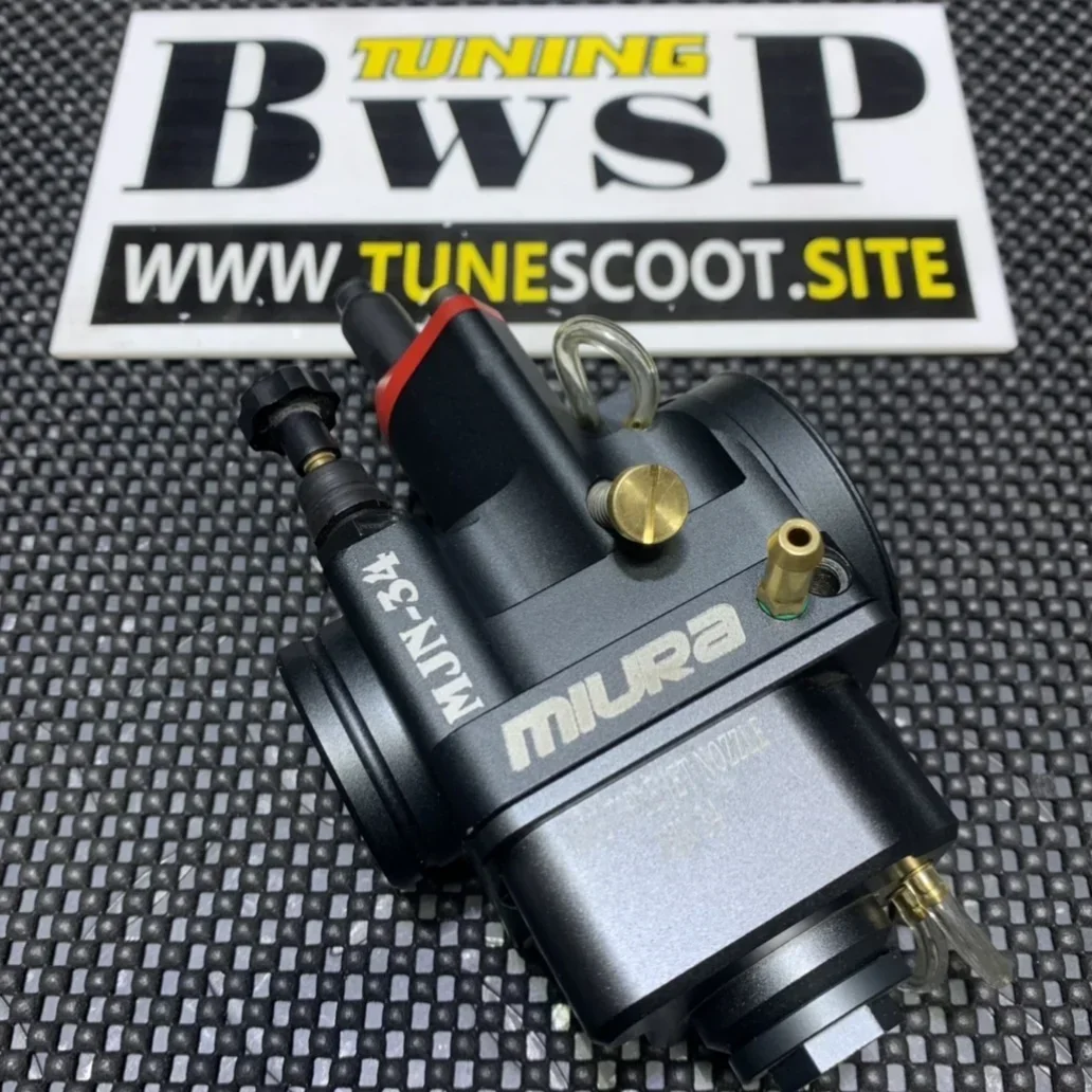 MIURA Racing Carburetor 29mm 34mm 38mm For Scooter Tuning Perfomance Modified SMART Carb Multiple Jet Nozzle By BWSP