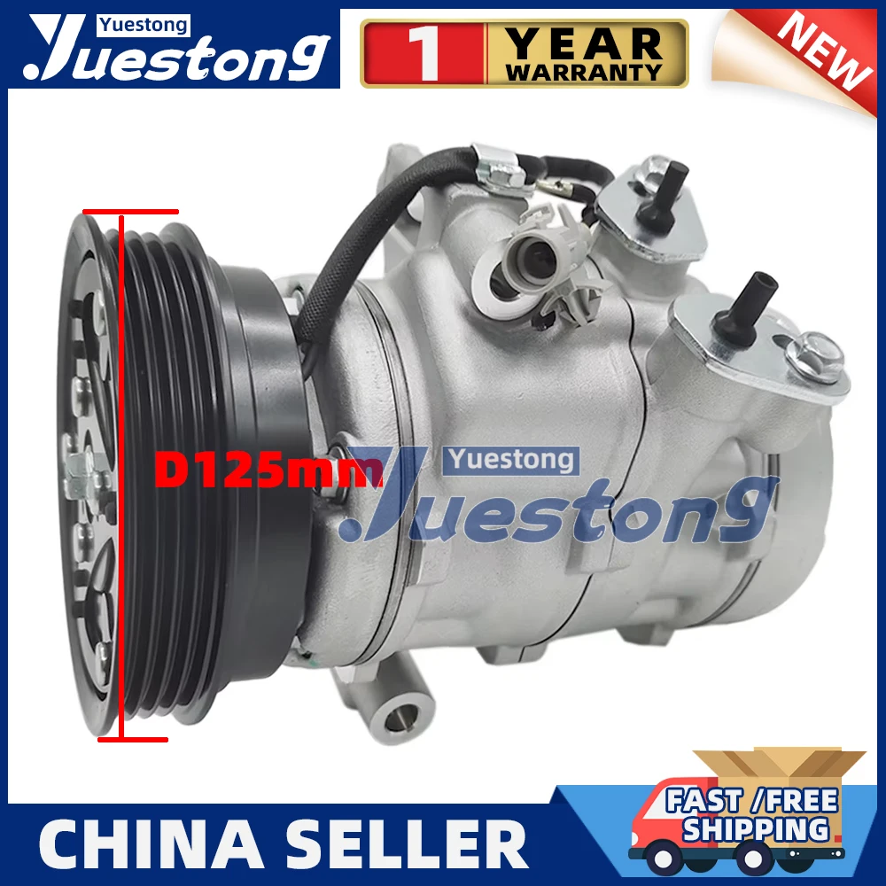 

AC Compressor w clutch 125mm For SUZUKI Alto A-Star Celerio Fronte Nissan Pixo 4472800190 4472802020 95200M68KA1 240809A33697