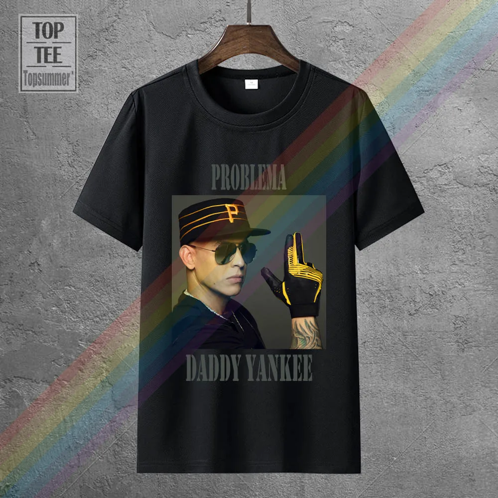 Daddy Yankee T-Shirt Problema T Shirt Retro Gothic T Shirts Emo Punk Tshirts Hippie Goth Tee-Shirt