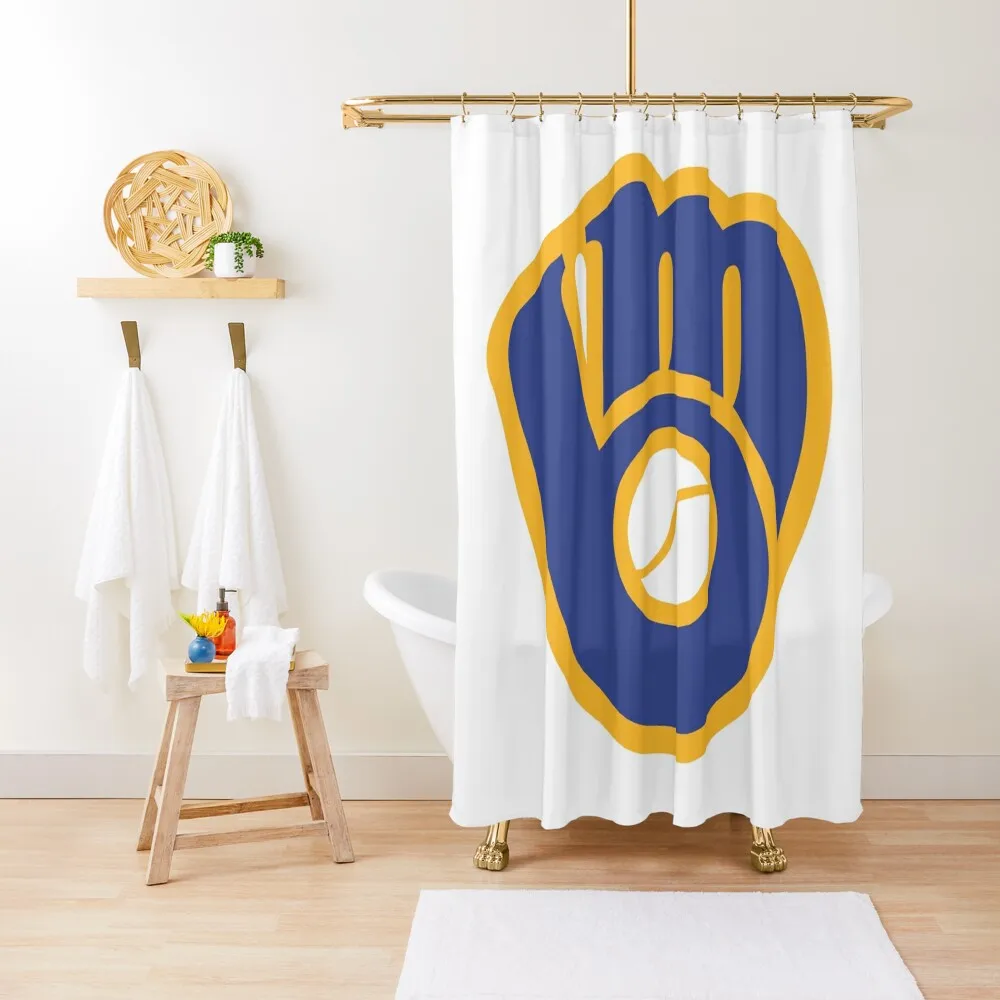

M-logo Shower Curtain For Bathrooms Bathroom Accessory Elegant Bathroom Curtain