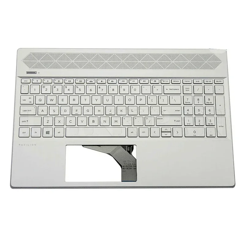 

Новая клавиатура с подсветкой Palmrest для HP Pavilion 15-CS 15CS 15-CS0064ST L24752-001 silver 15-CW 15-CS1006TX TPN-Q208