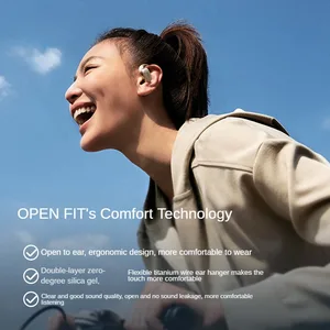 سماعات أذن Shokz OpenFit T910 Sport Bluetooth مع صوت اتجاهي ، تقليل الضوضاء ، مكالمة ذكاء اصطناعي أفضل 12 سماعة رأس مبيعات مباشرة من المصنع - No3