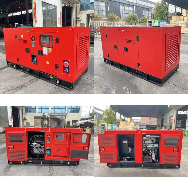 3 Phase 15 KVA 12 KW Silent Generator Open Frame Auto Start Remote Start
