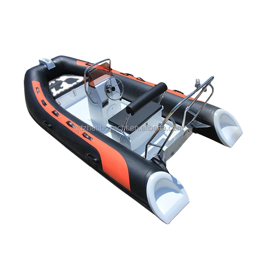 Rtified 3.6m 12ft Rib360 Lightweight Fiberglass PVC Inflatable Boat Tender Fishing Optional Engine Combo Dinghy