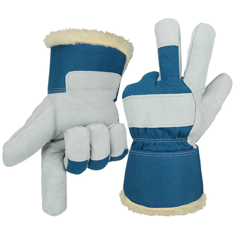 Guantes de invierno para mantener el calor, a prueba de frío, para trabajo al aire libre, industriales, protegen las manos, para deportes al aire libre