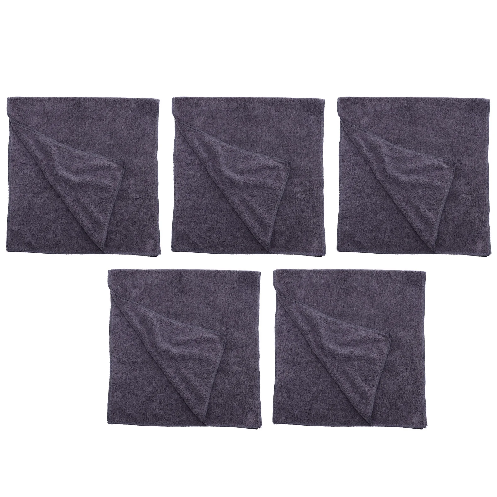 

5Pcs High Absorbent Coral Fleece Bath Towels Thick Soft Breathable Quick Dry Multipurpose Home Bathroom Hand Towels Washcloths