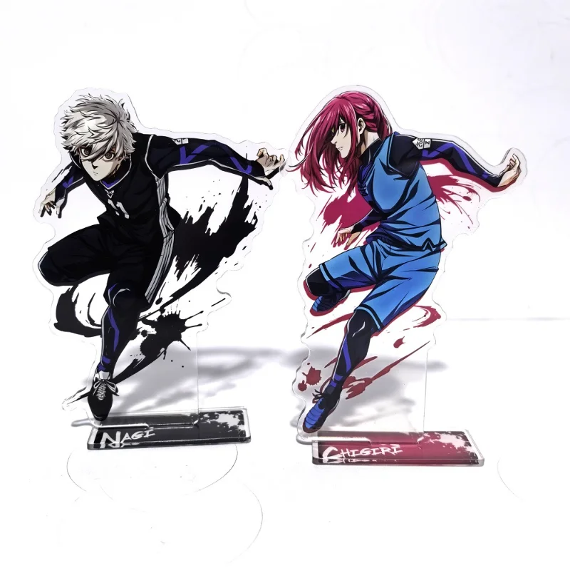 15ซม.Blue Lockรุ่นอะนิเมะIsagi Chigiri Bachira Nagi Karasuอะคริลิครูปโต๊ะเครื่องประดับของเล่นของขวัญ