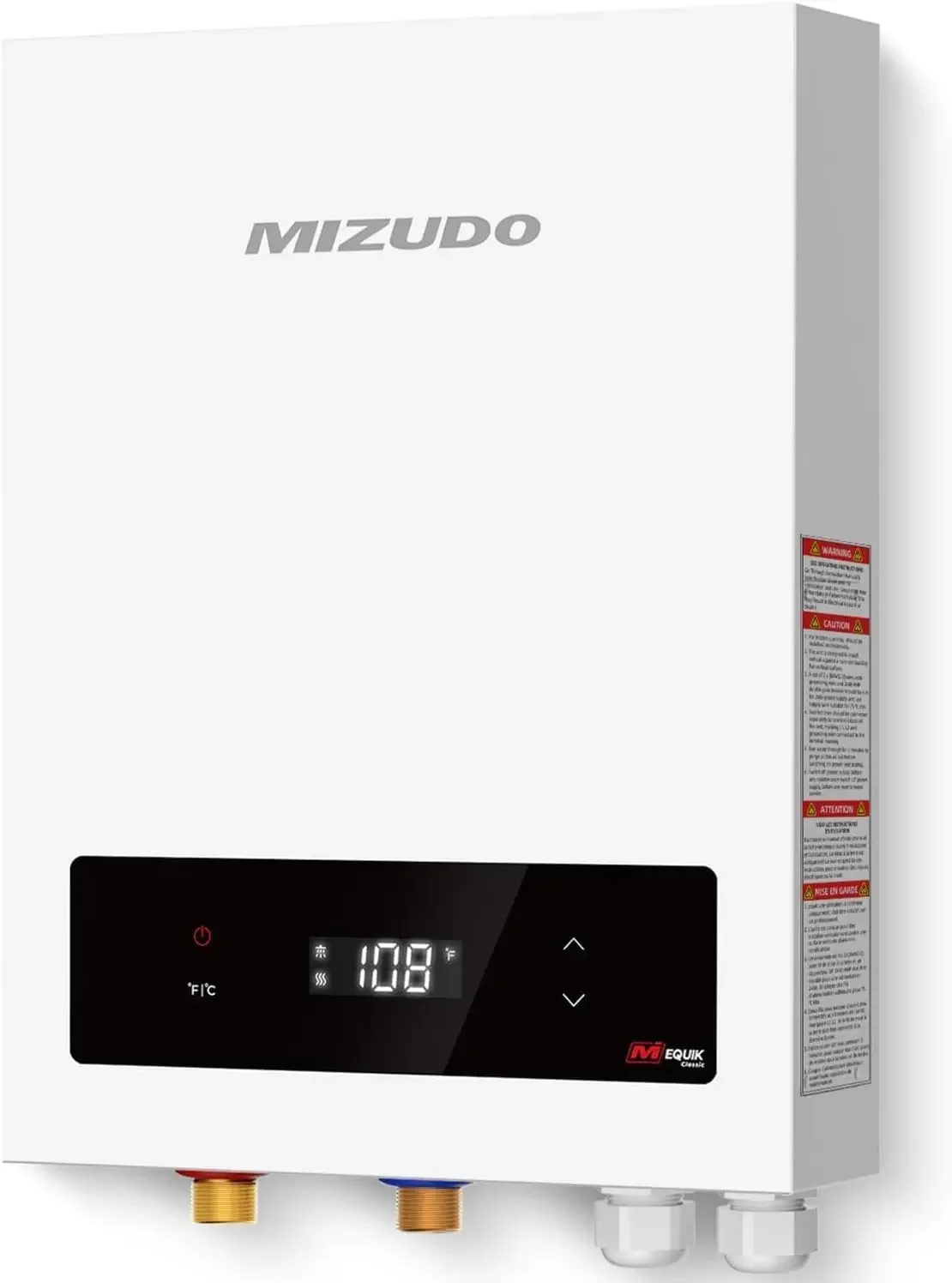 Tankless Water Heater, MIZUDO 18KW 240V, On Demand Instant Endless Hot Water Heater, Touch Control, with LED Digital Display, fo