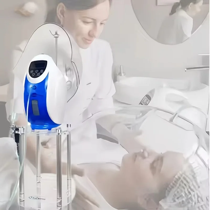 

Portable 2 in 1 Hydra Led Mask Dome for Oxygenate Nourish Oxygen Therapy Equipment Skin Tightening Whitening Skin Rejuvenation