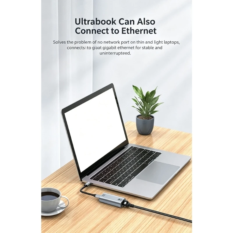 usb-c-メス-rj45-メス-ギガビット-イーサネット-カプラー、10-100-1000-mbps-有線インターネット-アクセサリ、デスク用インジケーター付き-k1kf