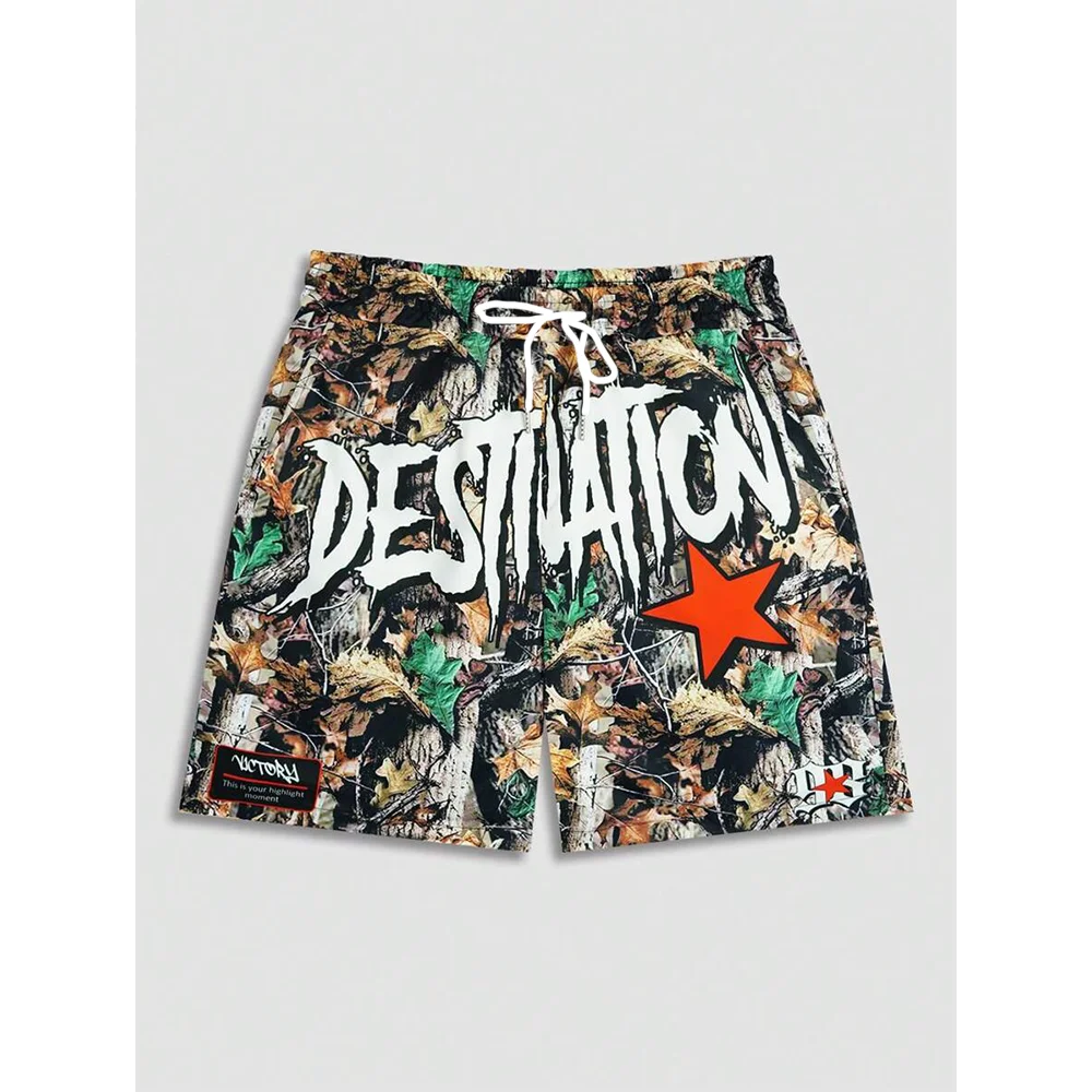 

Летние мужские баскетбольные шорты с 3D принтом для тренировок на открытом воздухе, быстросохнущие свободные и удобные спортивные шорты на шнурке