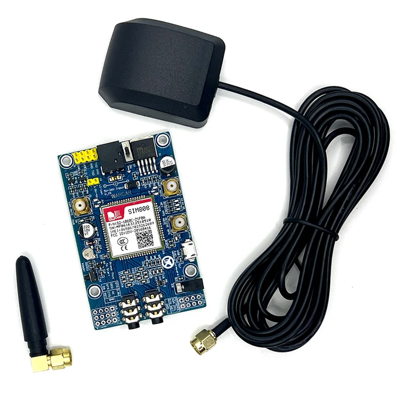 SIM808 Module GSM GPRS GPS Development Board IPX SMA with GPS Antenna for Arduino Raspberry Pi Support 2G 3G 4G SIM Card